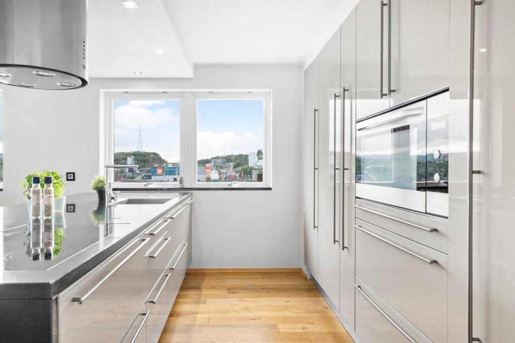 Penthouse Leilighet 200 Kvm Vakker Sjoutsikt. Apartment Bergen Exterior foto